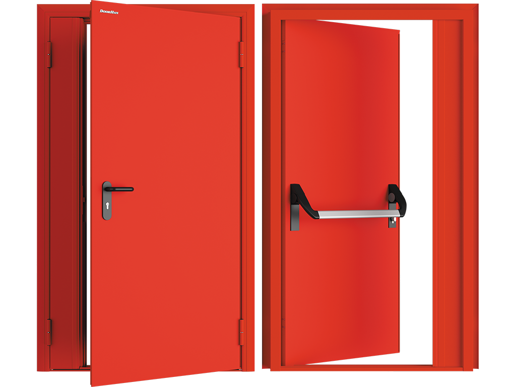 Противопожарные двустворчатые двери